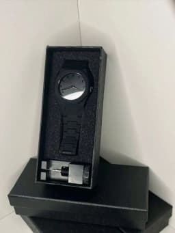 Kromio® Jet Black Arabic Watch view 3