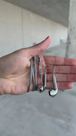 Kromio® Chrome Wired Earbuds view 3