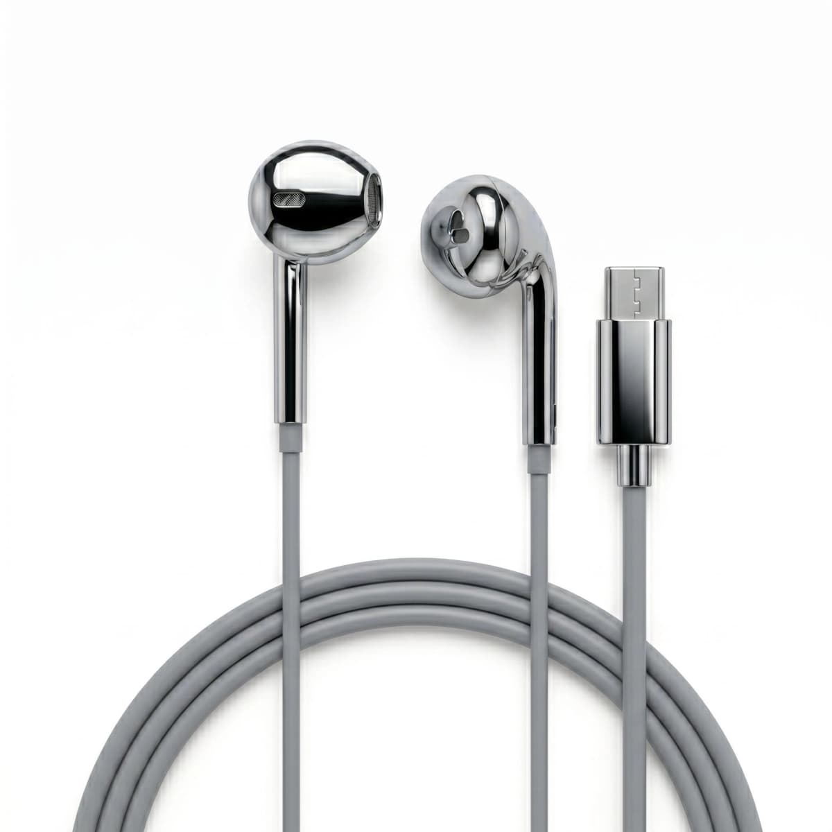 Kromio® Chrome Wired Earbuds